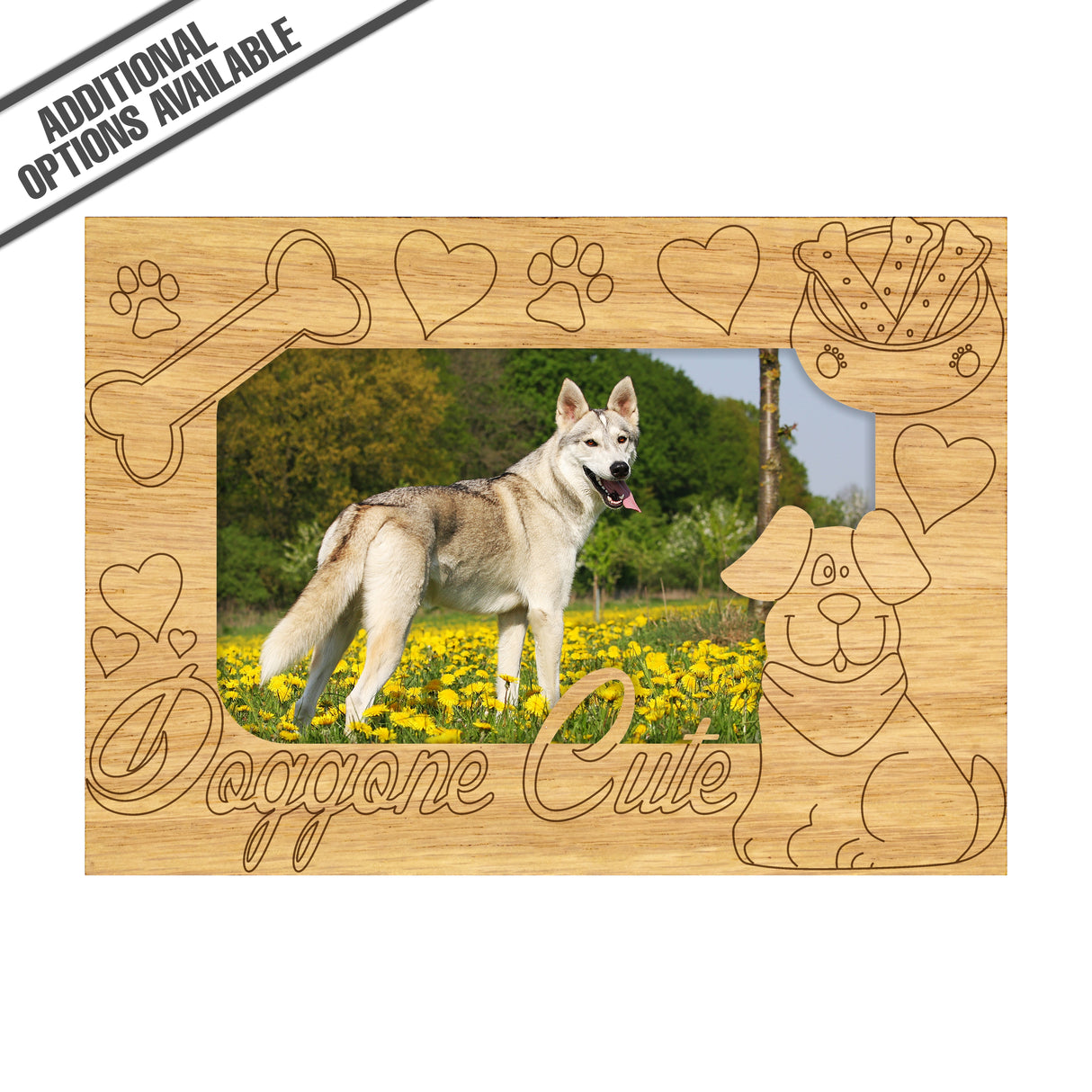 FW Engraved Wood Matte - F-MAT_-5-0284 - Doggone Cute
