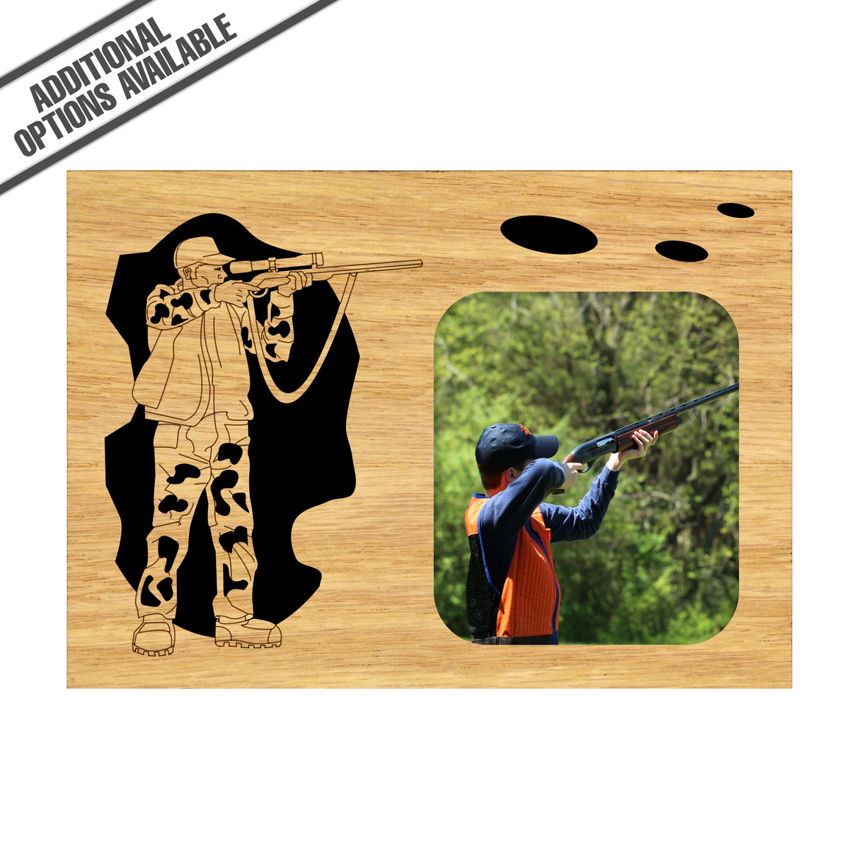 FW Engraved Wood Matte - F-MAT_-7-0022 - Trap Hunting