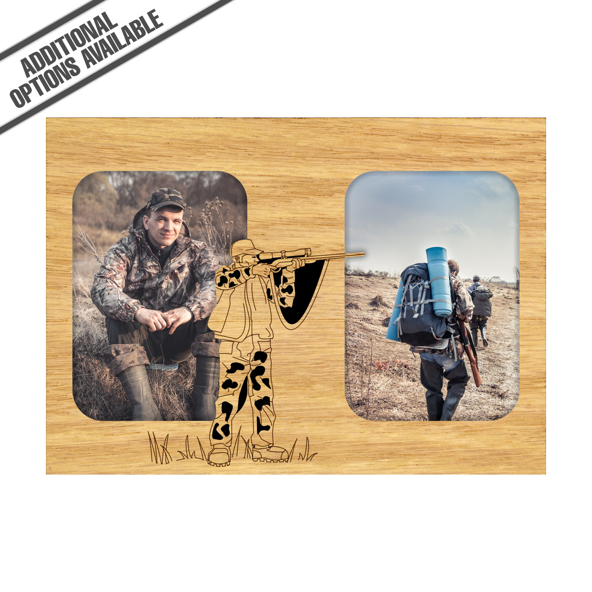 FW Engraved Wood Matte - F-MAT_-7-0033 - Rifle Hunting - Center