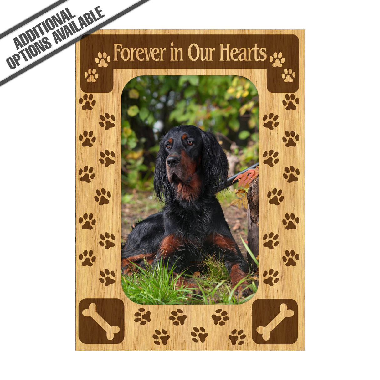 FW Engraved Wood Matte - F-MAT_-5-2010 - Forever in Our Hearts