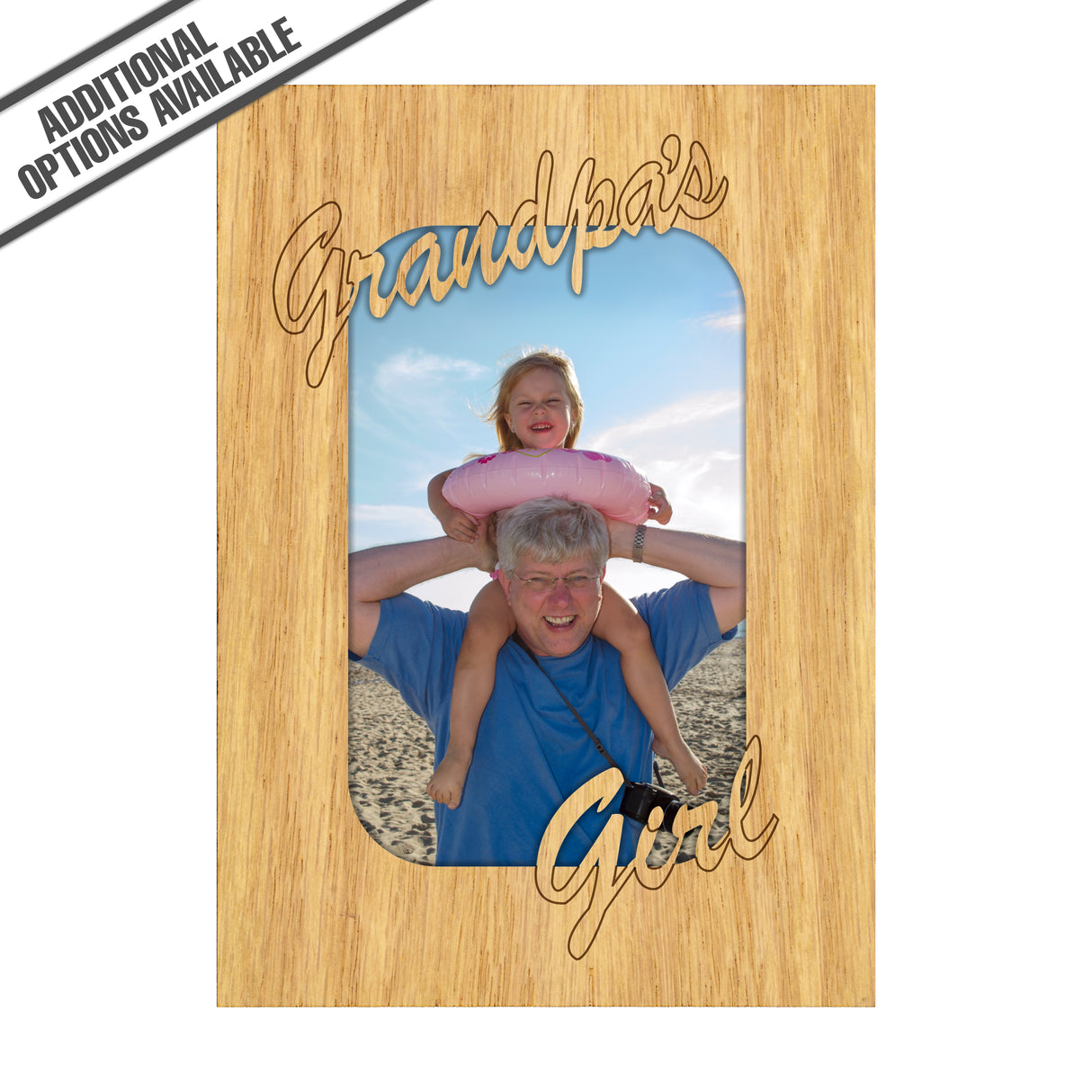 FW Engraved Wood Matte - F-MAT_-6-0167 - Grandpa's Girl