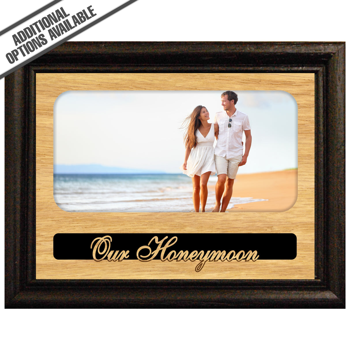FW Engraved Wood Matte - F-MAT_-8-0042 - Our Honeymoon