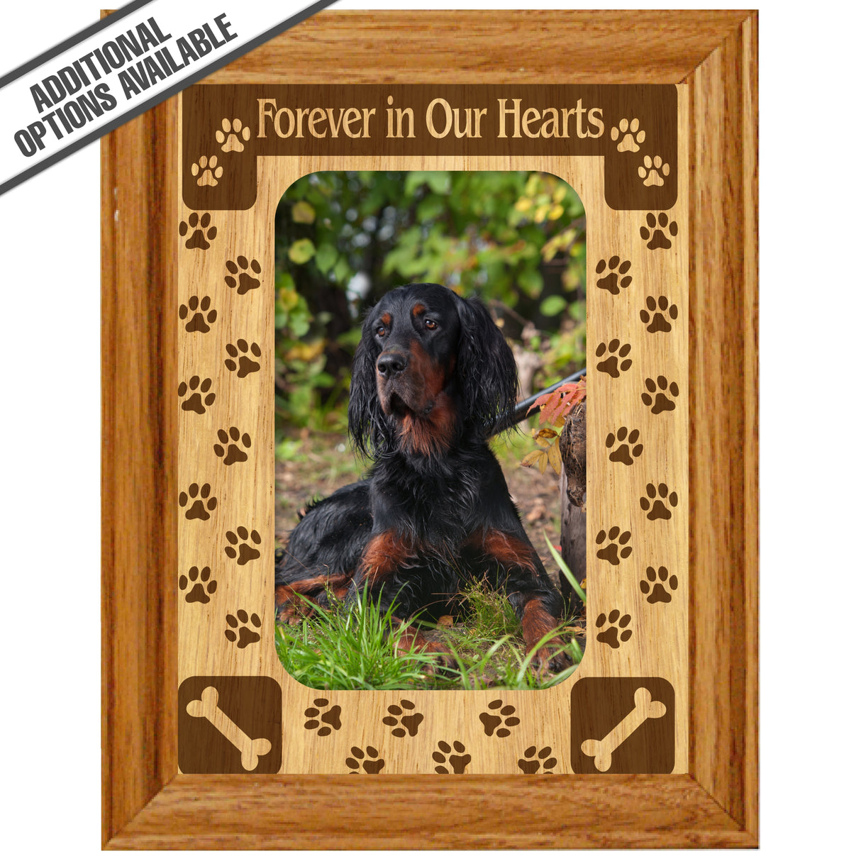 FW Engraved Wood Matte - F-MAT_-5-2010 - Forever in Our Hearts