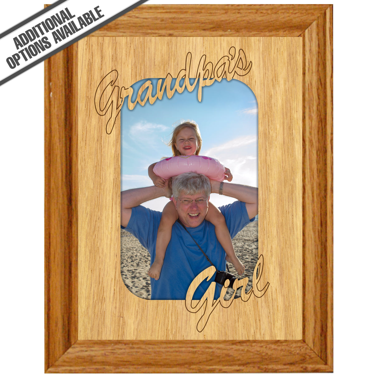 FW Engraved Wood Matte - F-MAT_-6-0167 - Grandpa's Girl