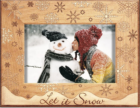 Snow-Themed Custom Photo Frame