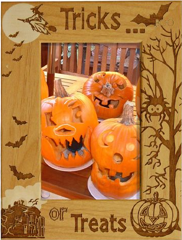 Halloween picture frames