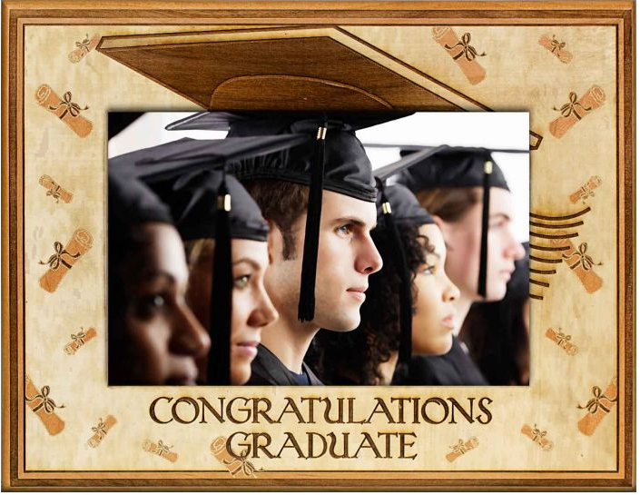 Custom graduation frame by GiftWorksPlus