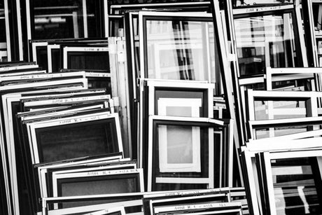 Empty picture frames