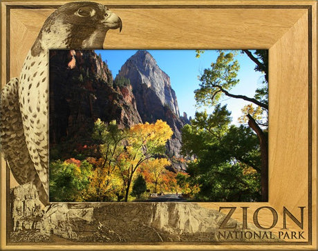 Engraved Photo Frame, Wooden vacation picture frame