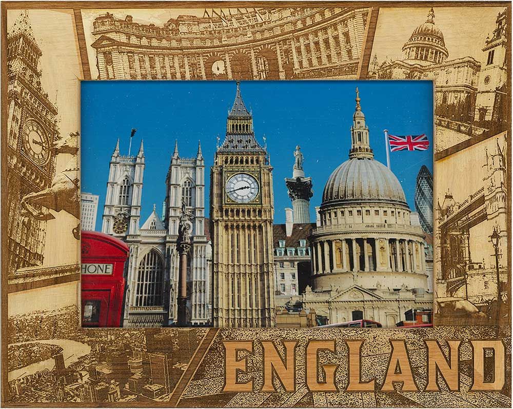 England Destination Photo Collage