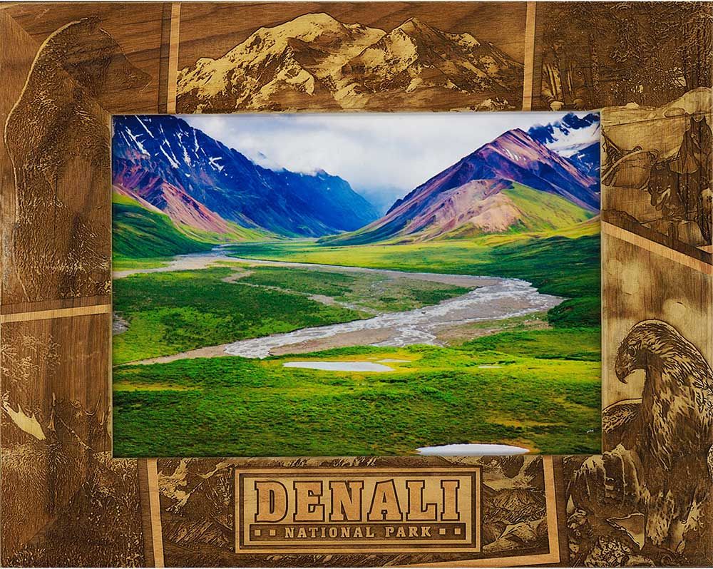 Denali National Park Wildlife Photo Collage