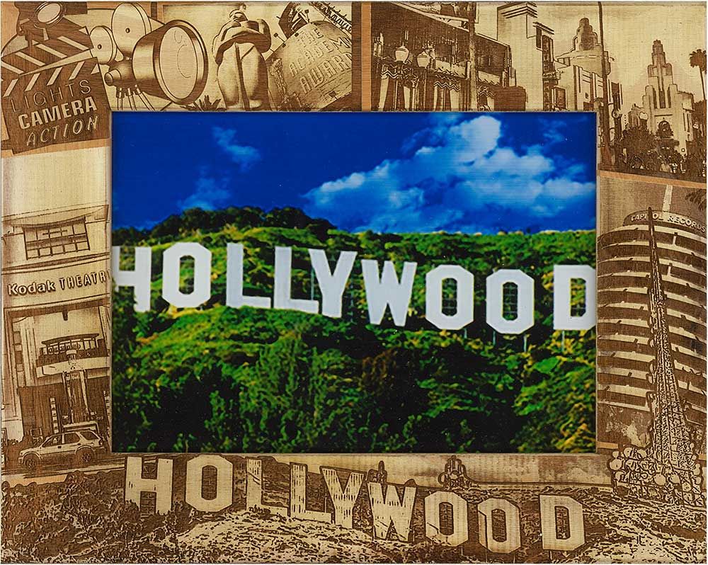 Hollywood California Destination Collage