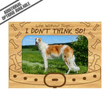 FW Engraved Wood Matte - F-MAT_-5-2000 - Life Without a Dog