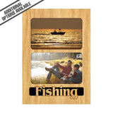 FW Engraved Wood Matte - F-MAT_-7-3038 - Fishing - 2 photos - Protrait