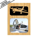 FW Engraved Wood Matte - F-MAT_-10-0024 - Airplane