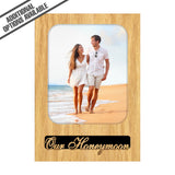 FW Engraved Wood Matte - F-MAT_-8-0042 - Our Honeymoon