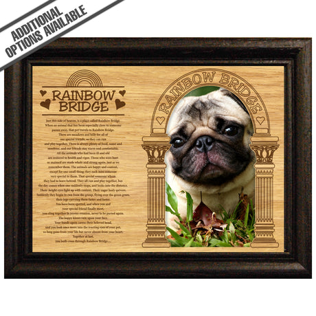 FW Engraved Wood Matte - F-MAT_-5-0279 - Rainbow Bridge