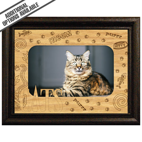 FW Engraved Wood Matte - F-MAT_-5-0282 - Cats