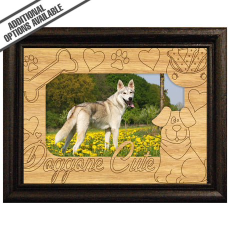 FW Engraved Wood Matte - F-MAT_-5-0284 - Doggone Cute