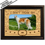 FW Engraved Wood Matte - F-MAT_-5-2000 - Life Without a Dog
