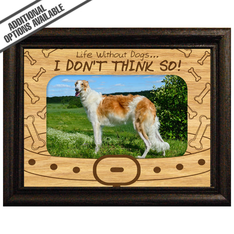 FW Engraved Wood Matte - F-MAT_-5-2000 - Life Without a Dog