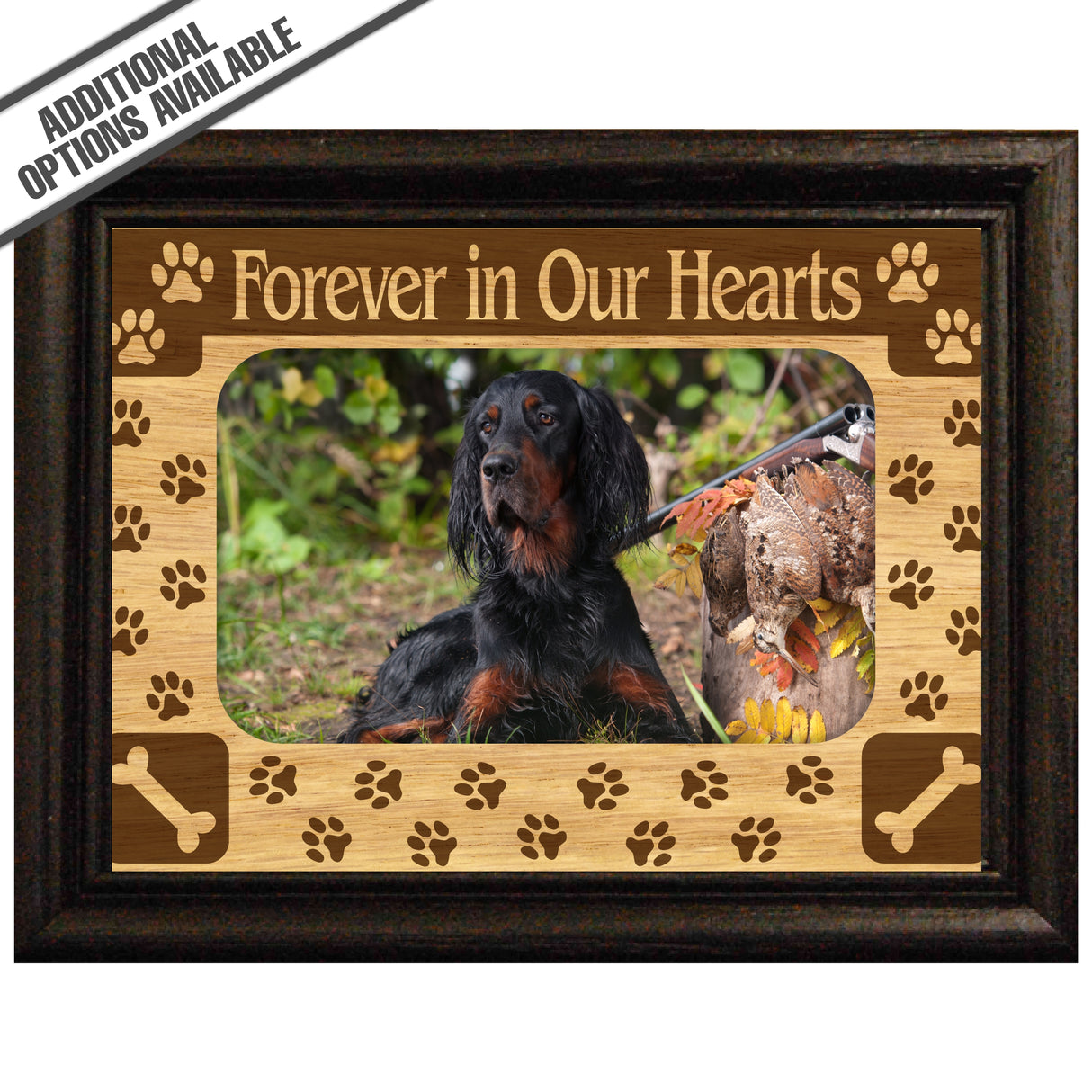 FW Engraved Wood Matte - F-MAT_-5-2010 - Forever in Our Hearts