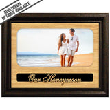 FW Engraved Wood Matte - F-MAT_-8-0042 - Our Honeymoon