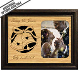 FW Engraved Wood Matte - F-MAT_-8-0062 - Wedding Bells