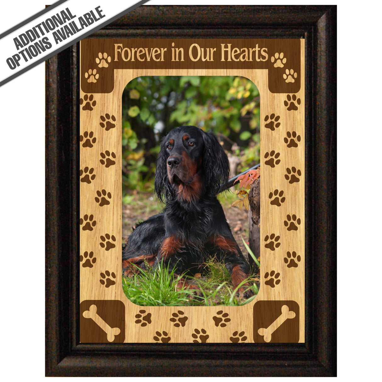 FW Engraved Wood Matte - F-MAT_-5-2010 - Forever in Our Hearts