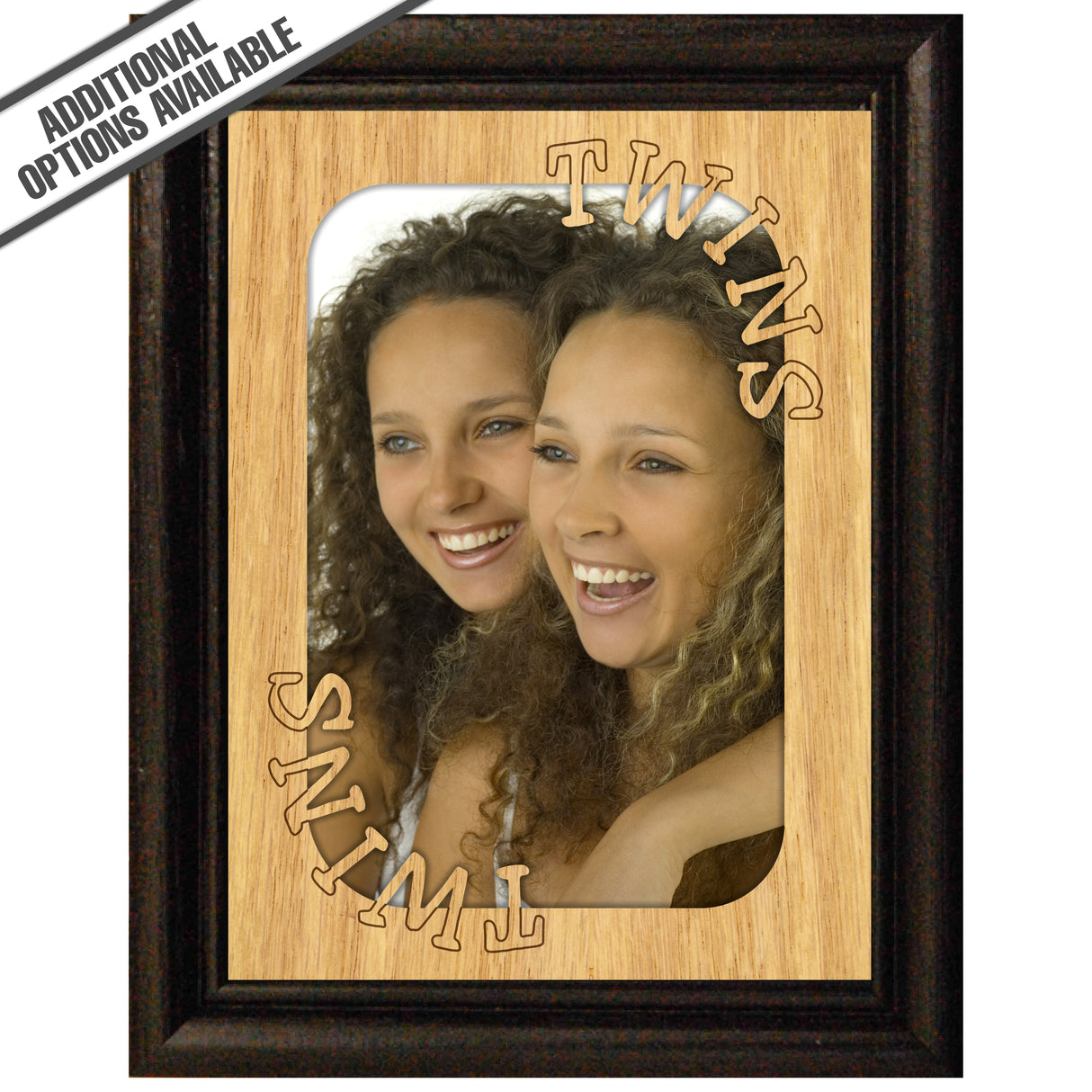 FW Engraved Wood Matte - F-MAT_-6-0153 - Twins - Corners