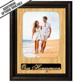 FW Engraved Wood Matte - F-MAT_-8-0042 - Our Honeymoon