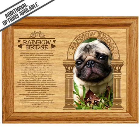 FW Engraved Wood Matte - F-MAT_-5-0279 - Rainbow Bridge