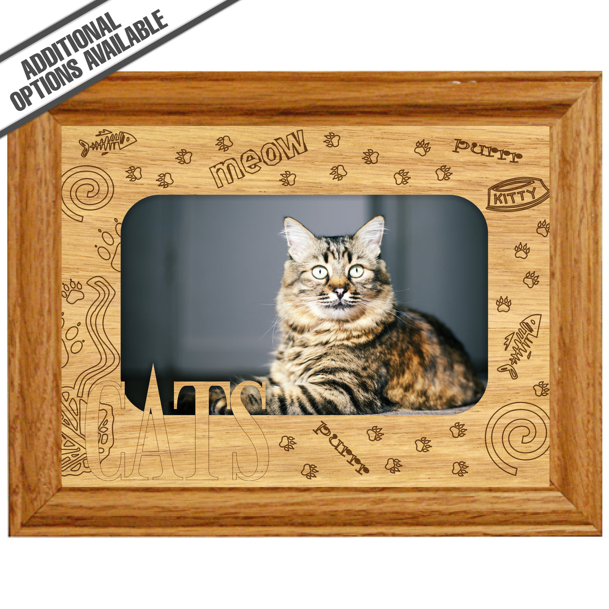 FW Engraved Wood Matte - F-MAT_-5-0282 - Cats