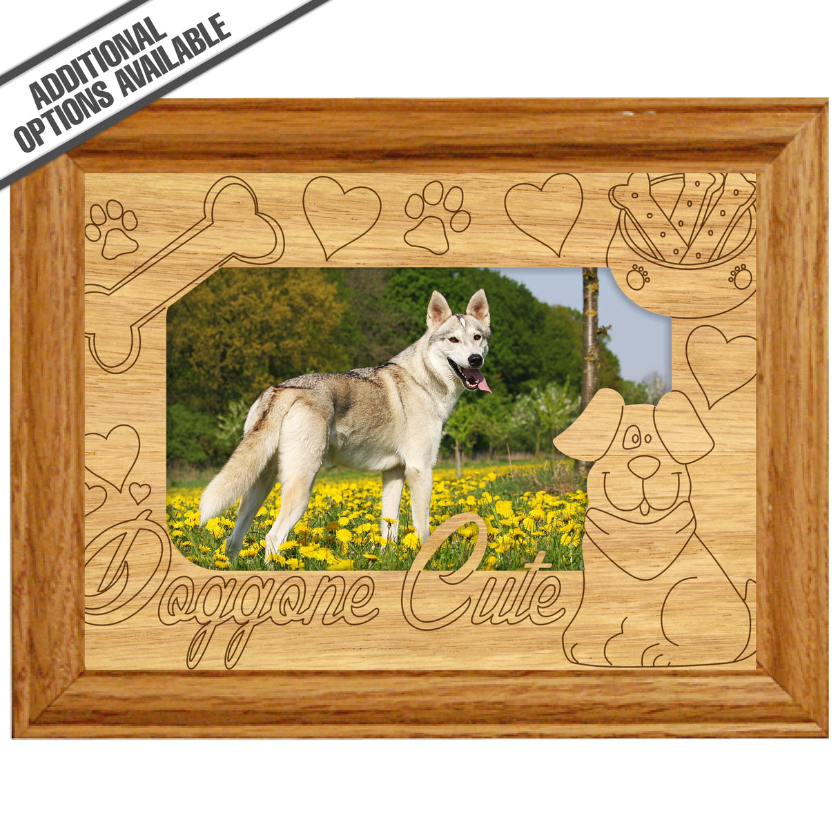 FW Engraved Wood Matte - F-MAT_-5-0284 - Doggone Cute