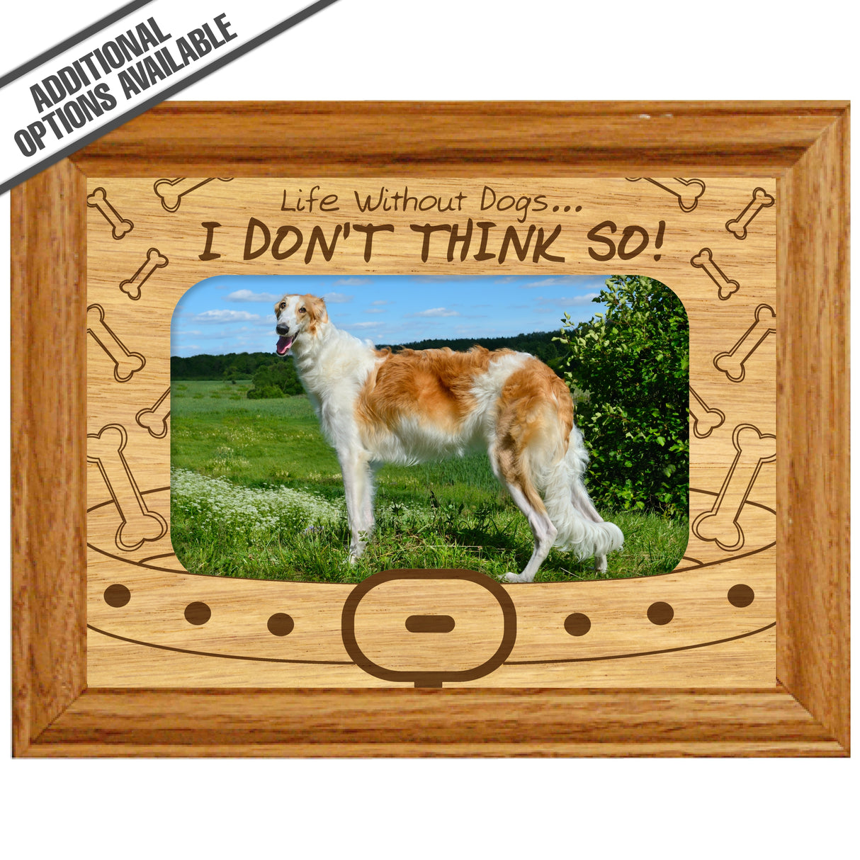FW Engraved Wood Matte - F-MAT_-5-2000 - Life Without a Dog