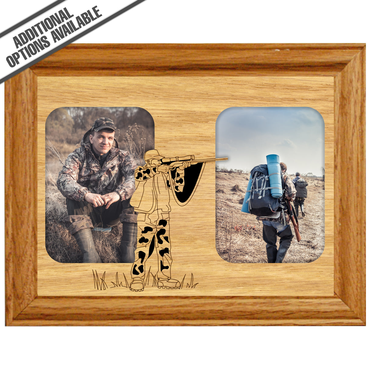 FW Engraved Wood Matte - F-MAT_-7-0033 - Rifle Hunting - Center