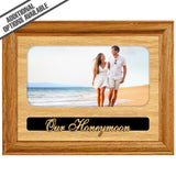 FW Engraved Wood Matte - F-MAT_-8-0042 - Our Honeymoon