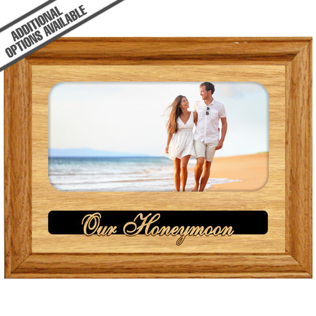 FW Engraved Wood Matte - F-MAT_-8-0042 - Our Honeymoon