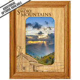 FW Engraved Wood Matte - F-MAT_-3-2107 - Great Smokey Mountain
