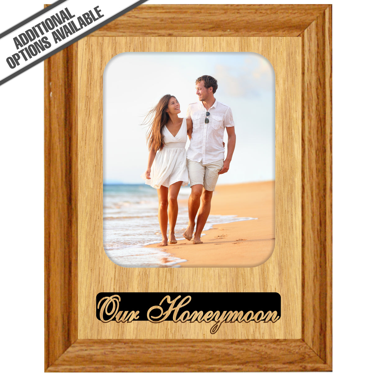 FW Engraved Wood Matte - F-MAT_-8-0042 - Our Honeymoon