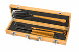 3 Piece BBQ Set - Bamboo Gift Case