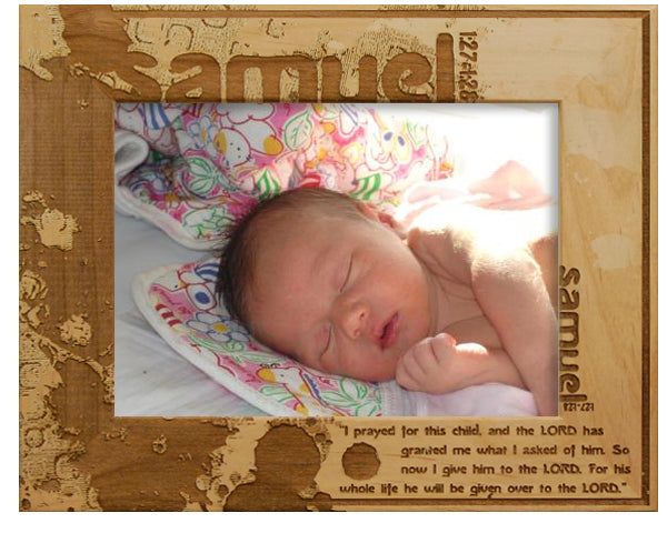 New Born Scripture Frame