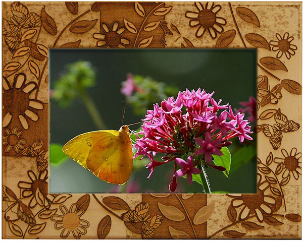 Flowers, Leaves & Butterflies