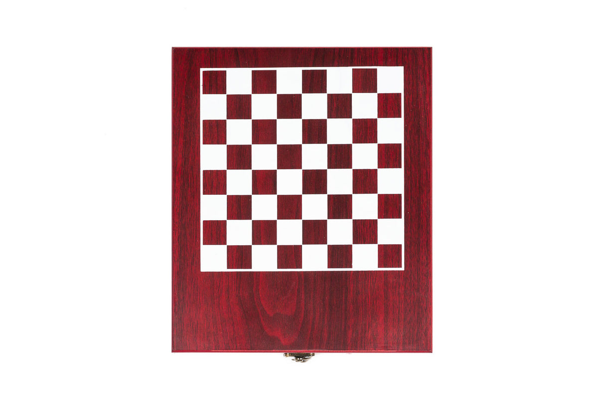 Chess Set - Rosewood Finish