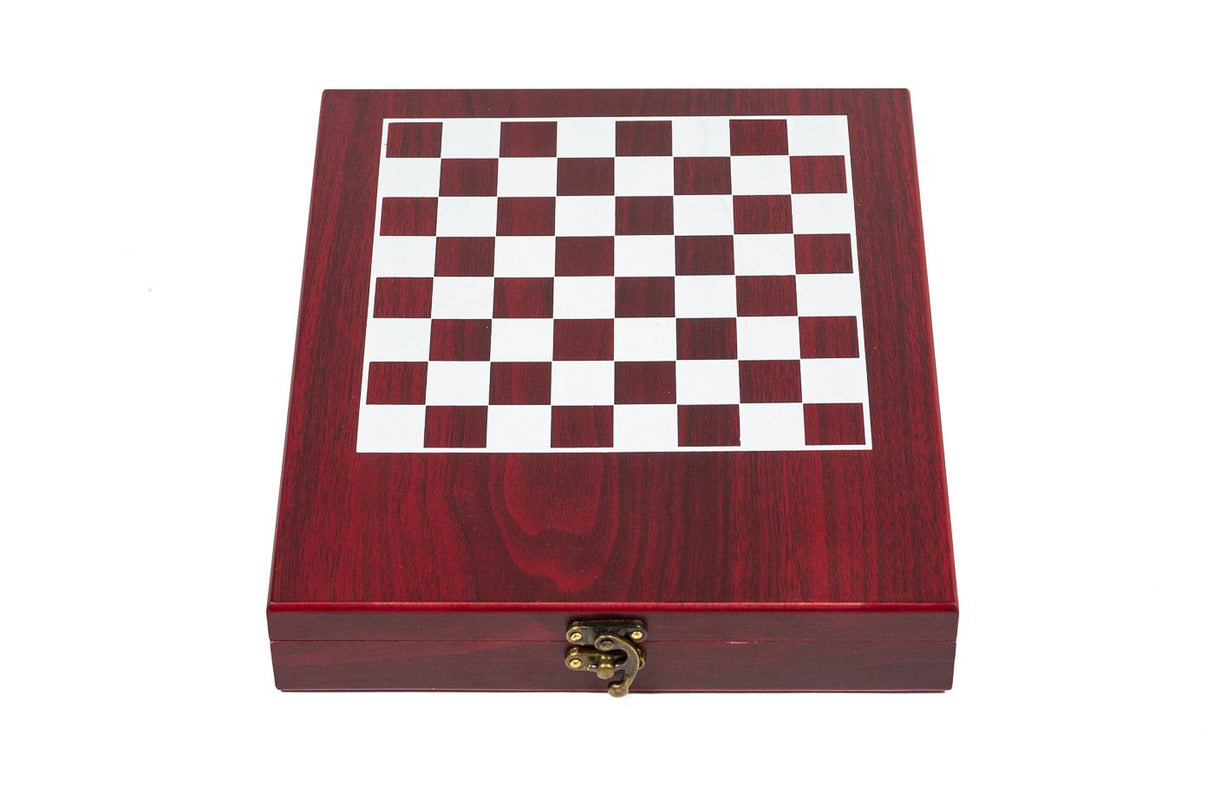 Chess Set - Rosewood Finish