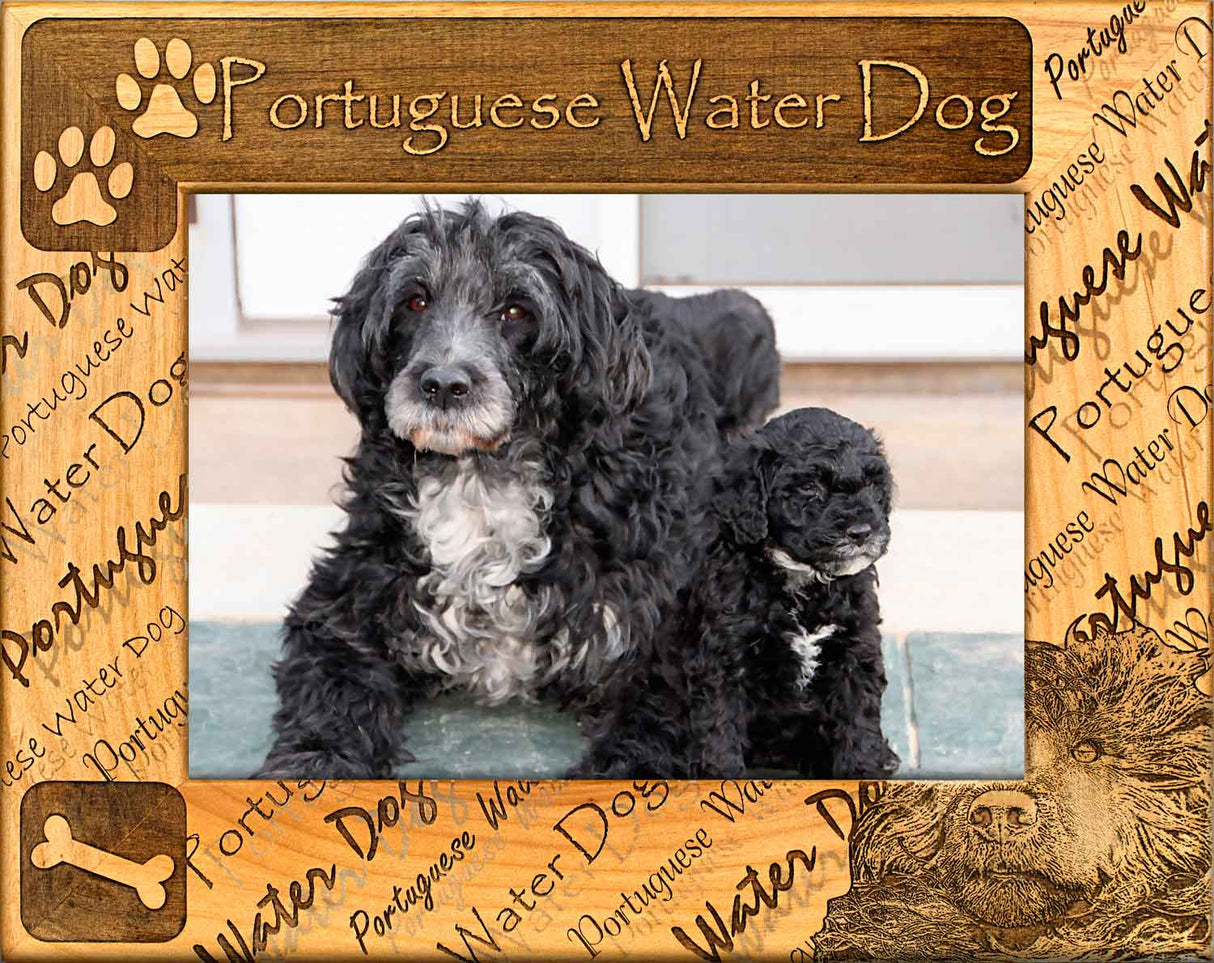 Portuguese Water Dog - Dog Breed Picture Frame