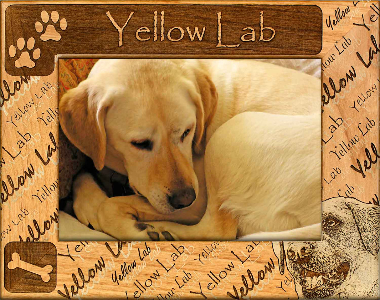 Yellow Lab - Dog Breed Picture Frame