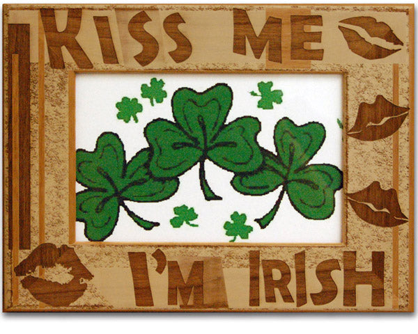 Kiss Me I'm Irish Family Frame