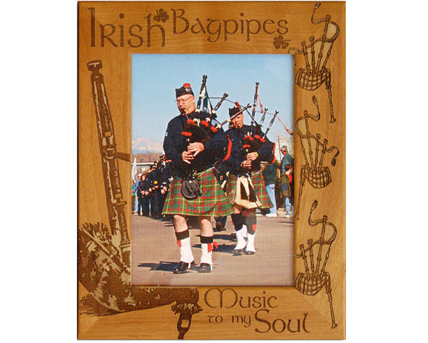 Irish Bagpipes Family Frame