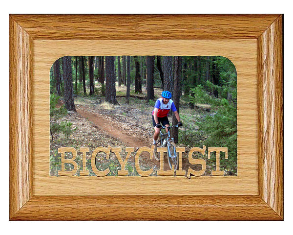 Bicyclist (word) 5x7